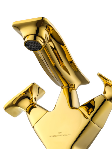 Смеситель для раковины WONZON & WOGHAND SHAKESPEARE, темное золото WW-651101-DG