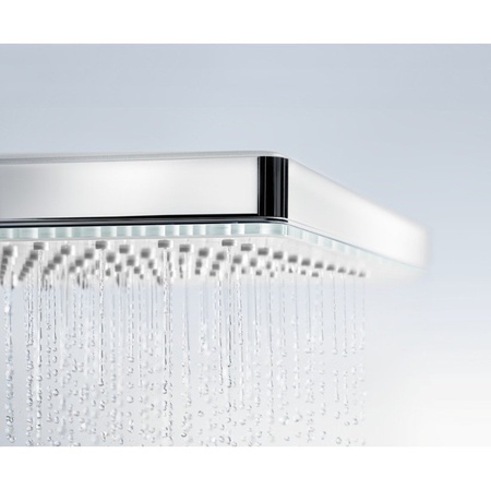 Верхний душ с кронштейном Hansgrohe Rainmaker Select 460 3jet 24007400 белый/хром