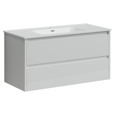 Тумба под раковину Sancos  Libra LB100W белый глянец