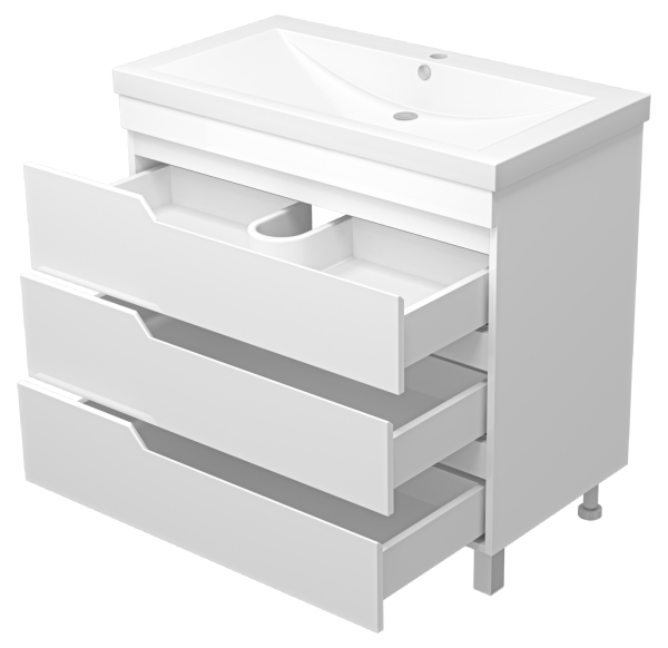 Тумба с раковиной Misty Софт 90 УТ000015031