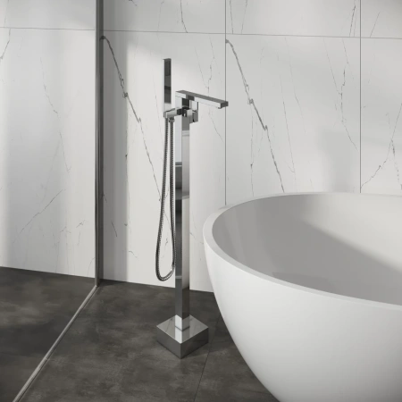 Смеситель напольный для ванны Grossman Falcon 530.K35.08.100 хром глянцевый