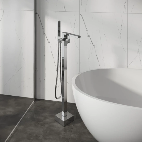 Смеситель напольный для ванны Grossman Falcon 530.K35.08.100 хром глянцевый Смеситель напольный для ванны Grossman Falcon 530.K35.08.100 хром глянцевый