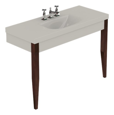 Раковина подвесная (120х50) Kerasan Bentley 393201*1 белый