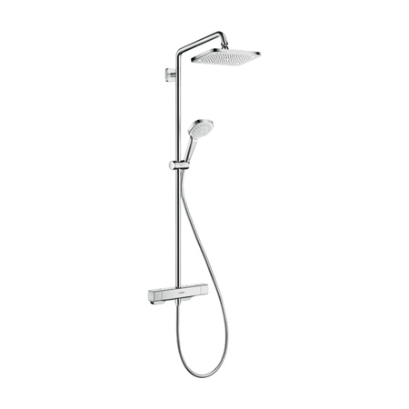 	 Душевая система с термостатом Hansgrohe Croma E Showerpipe 280 1jet EcoSmart 27660000 хром