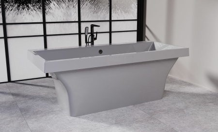 Ванна из искусственного камня Astra-Form Капри (180х80) 01010087 белый матовый