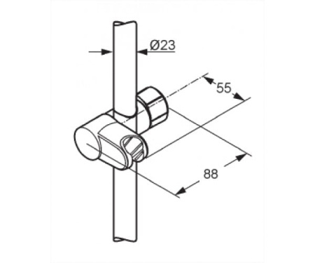 Держатель душа KLUDI ZENTA 7486905-00