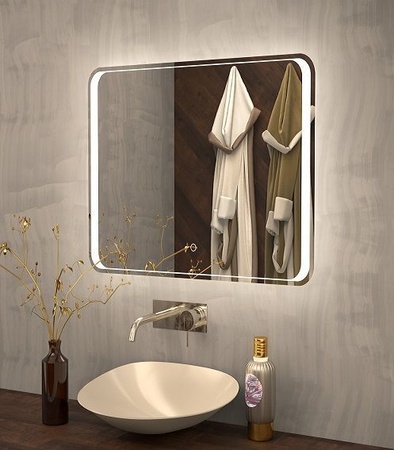 Зеркало с подсветкой Art&Max ELEGANT AM-Ele-800-800-DS-F