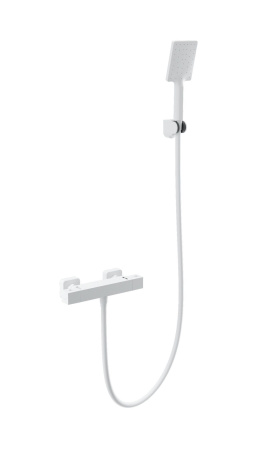 Смеситель для душа с термостатом WONZON & WOGHAND, белый матовый WW-B2026-A-MW