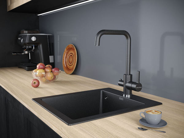 Смеситель для кухни с подключением к фильтру  Paulmark Logas Lo213021-308