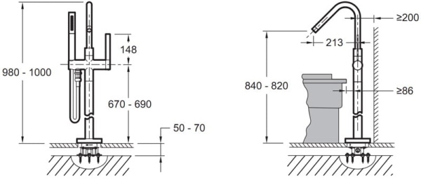 Смеситель для ванны Jacob Delafon Stillness E994-CP
