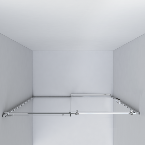 Душевая дверь Vincea Como VPS-1C150CL, (150х195)  хром, стекло прозрачное