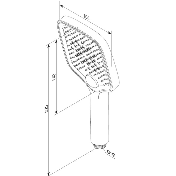 Ручной душ Damixa Gala 953020300 Ручной душ Damixa Gala 953020300