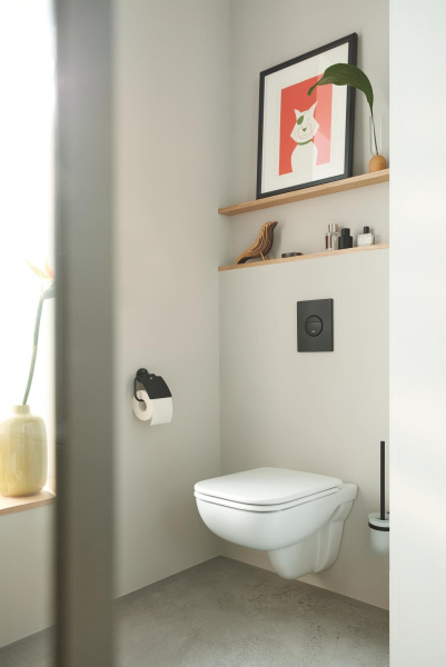 Держатель бумаги, Grohe Essentials 1024652430 (черный матовый)