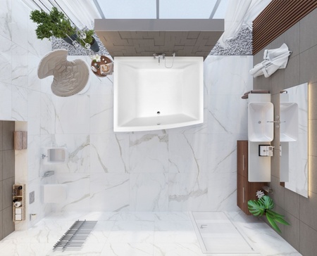 Акриловая ванна Vagnerplast Impossible 190 VPBA190IMP2X-04