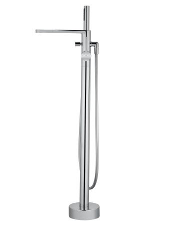 Смеситель для ванны напольного монтажа WONZON & WOGHAND STICK, хром WW-88649901-CR