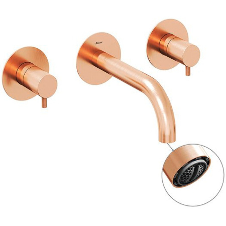 Смеситель для раковины Ravak Espirit ES 019.60RGB.O1 X070350 розовое золото