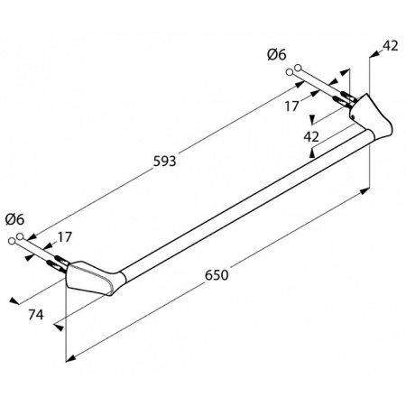 Полотенцедержатель Kludi Ambienta 5398005
