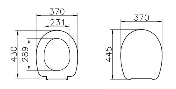 Крышка-сиденье Vitrа Arkitekt 800-003-009