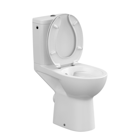 Унитаз напольный безободковый Cersanit ETIUDA Clean On 010 3/6 без сиденья P-KO-ETI010-3/6-COn