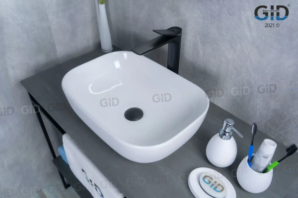 Раковина накладная (46х32,5) Gid D1333