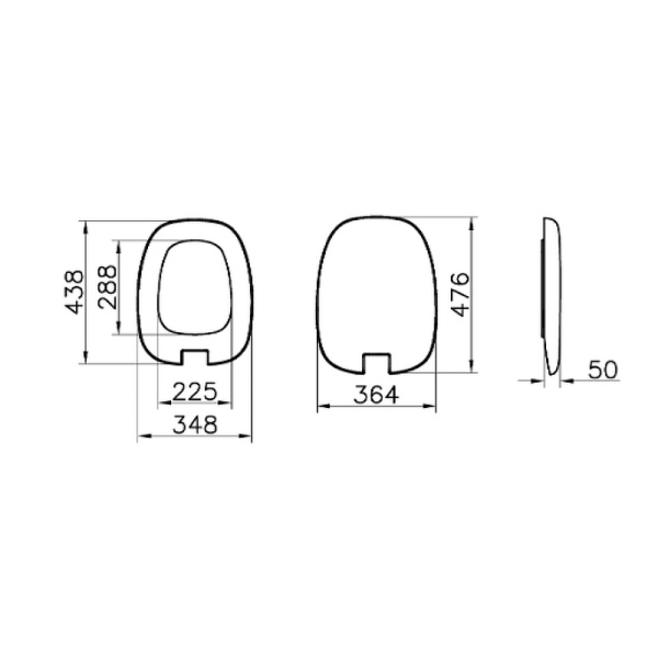 Крышка-сиденье VitrA Plural с микролифтом 126-483-009 Крышка-сиденье VitrA Plural с микролифтом 126-483-009