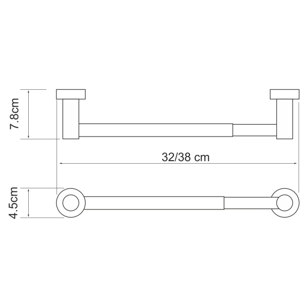 Держатель бумажных полотенец WasserKRAFT Donau K-9491 Держатель бумажных полотенец WasserKRAFT Donau K-9491