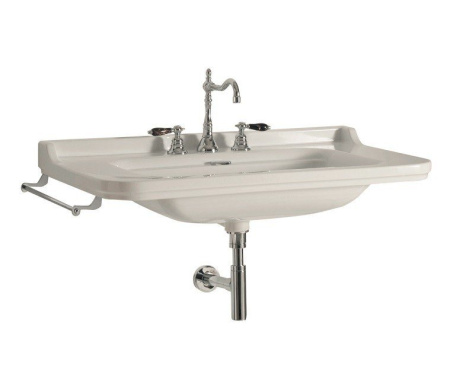 Раковина подвесная (120х55) Kerasan Waldorf 4144K1bi/cr*3 белый