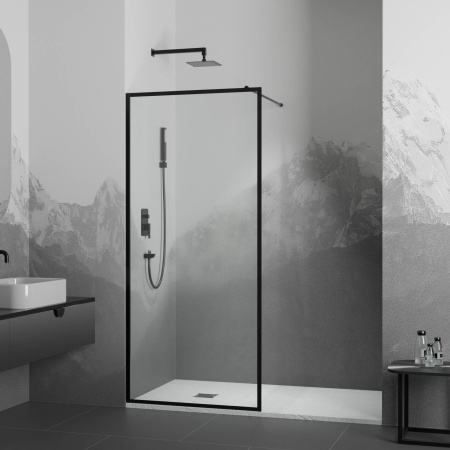 Душевая перегородка 90 см RGW WA-012B Walk In 35101290-84 прозрачное