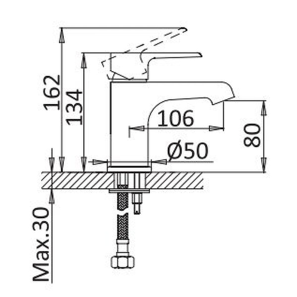 Смеситель для раковины Cezares Nautic NAUTIC-LS1-BIO