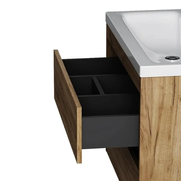 Тумба без раковины 75 см Am.Pm Pulse M91FHX0752OF дерево текстурированное