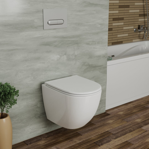 Унитаз подвесной D&K Matrix DT1396516