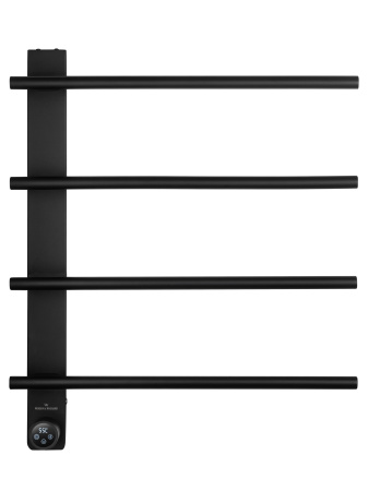 Полотенцесушитель электрический WONZON & WOGHAND NÜRNBERG, черный матовый WW-AL344-MB