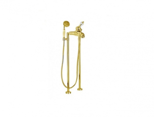 Напольный смеситель для ванны с ручным душем Cezares Vintage VINTAGE-VDPM-03/24-Sw