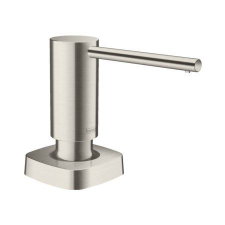 Дозатор для жидкого мыла 500 мл Hansgrohe A71 40468800 нержавеющая сталь