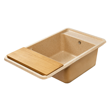 Кухонная мойка Aquaton Беллис 87 1A724832BS220 песочный