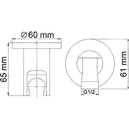 Подключение для шланга WasserKRAFT A022