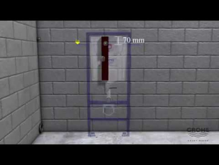 Система инсталляции для подвесного унитаза 3 в 1, Rapid SL, Grohe 38772 001 (38772001)