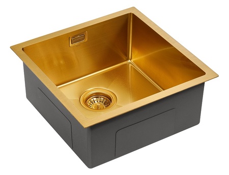 Кухонная мойка Paulmark Aller PM904444-BG брашированное золото