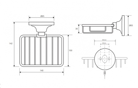 Мыльница Bemeta Retro 144308162