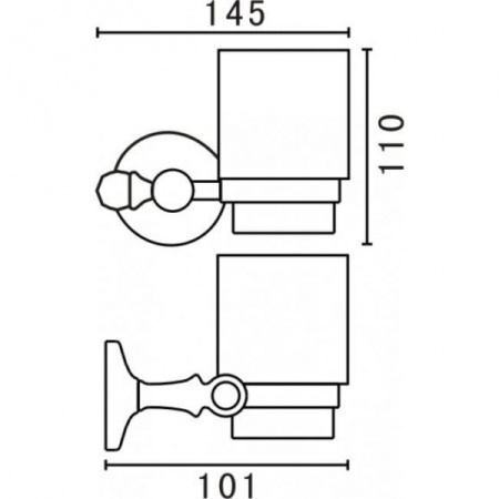 Держатель для стакана Art&Max AM-2668AL