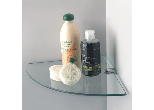 Полка стеклянная угловая Wasserkraft 533