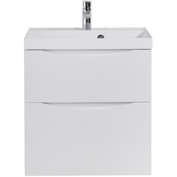 База под раковину подвесная BelBagno MARINO-CER-600-2C-SO-BL-P Bianco Lucido