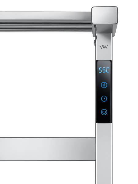 Полотенцесушитель электрический WONZON & WOGHAND FRANKFURT, хром WW-A1026-CR Полотенцесушитель электрический WONZON & WOGHAND FRANKFURT, хром WW-A1026-CR