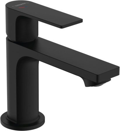 Смеситель для раковины Hansgrohe Rebris E CoolStart 72553670 матовый черный