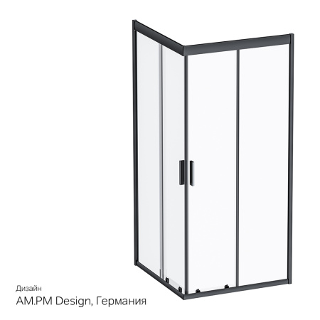 Душевой уголок (90х90) Am.Pm Gem Square Slide W90G-403-090BT