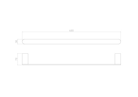 Вешалка для полотенец WONZON & WOGHAND CARBON, черный WW-7712