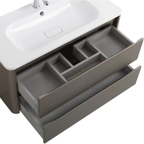 Тумба под раковину Cezares RELAX-1000-2C-SO-SAT-P сатин матовый