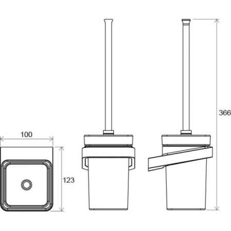 Ершик для унитаза Ravak 10° X07P330