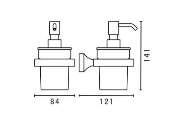 Дозатор мыла Art&Max AM-E-4099Z
