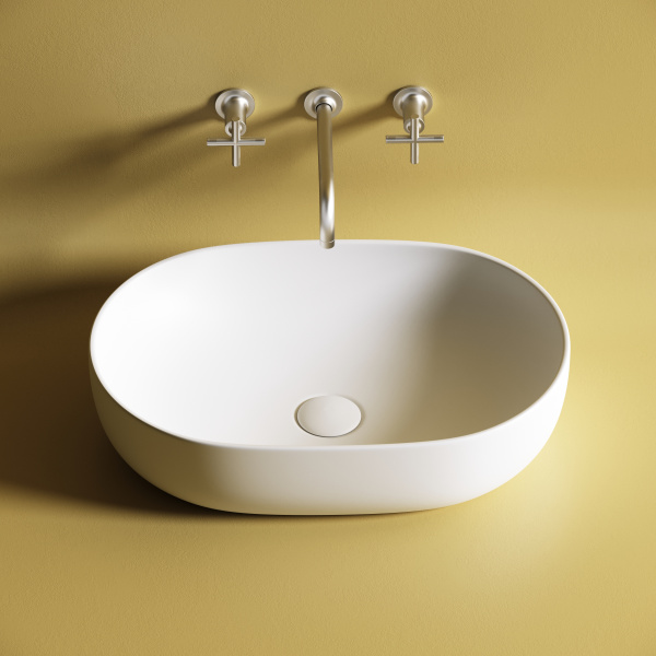 Раковина накладная (60х41,5) Ceramica Nova ELEMENT CN6047MW